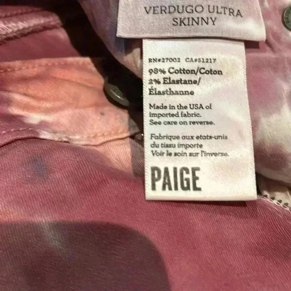 Paige Verdugo Ultra Skinny  SZ 27 - Picture 5 of 9